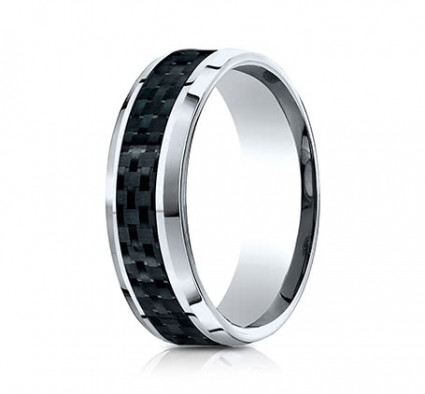 8mm Cobalt Carbon Fiber Ring | ACF68900CFCC