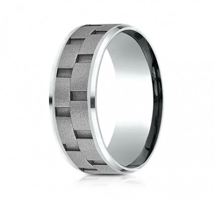 8mm Cobalt Brick Set Ring | ACF68943CC