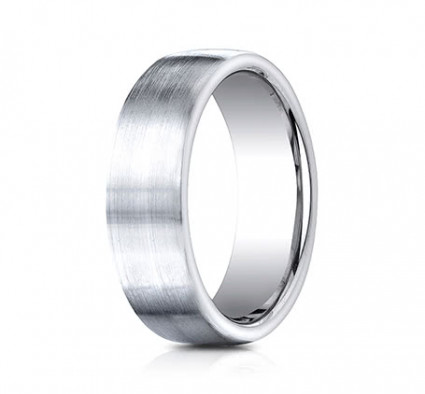 7.5mm Cobalt Ring With Satin Finish With Rounded Edges | ACF717561CC