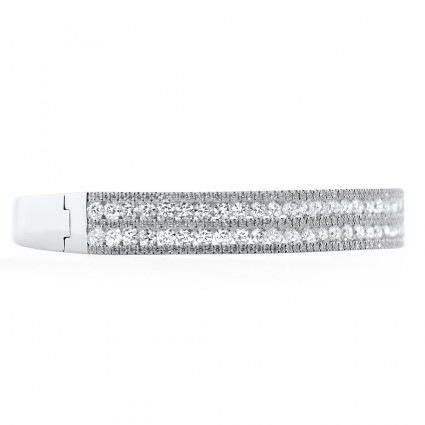 Diamond Bangle Bracelet 3.7 ct | AB14-002