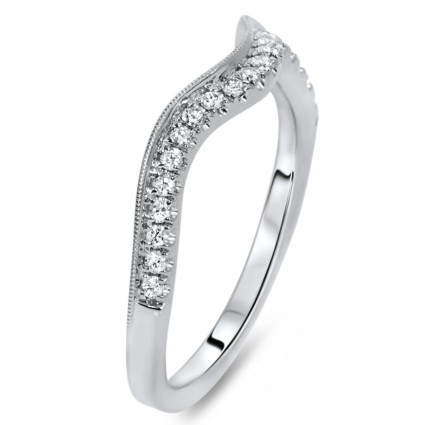 Shadow Matching Wedding Band 0.17ct | AR14-240