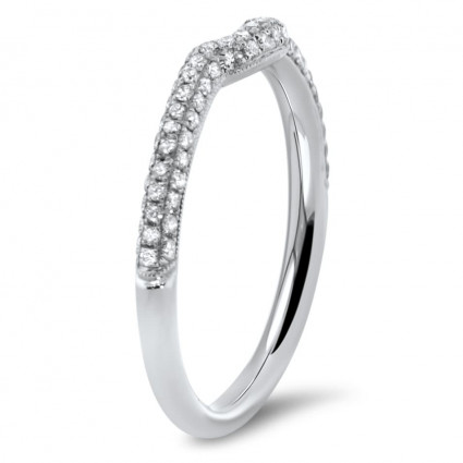 Shadow Matching Pave Wedding Band 0.34ct | AR14-249