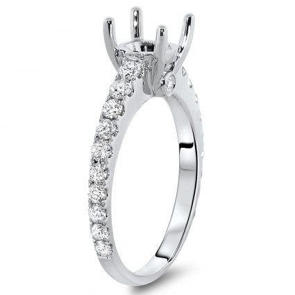 Engagement Ring with Side Stones for 1.5 ct Stone | AR14-013