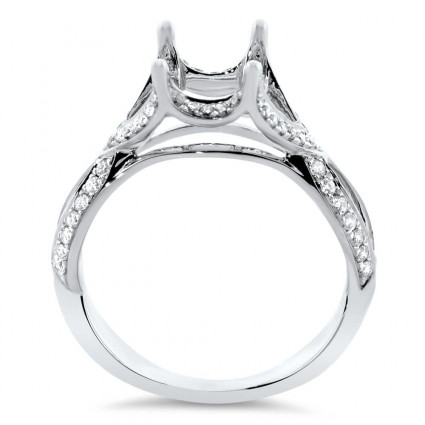 Infinity Engagement Ring for 0.75 ct Stone | AR14-011