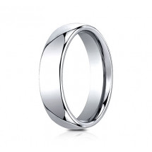 6mm Rounded Cobalt Ring With High Polish