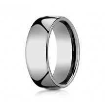 8mm Rounded Tungsten Ring With High Polish