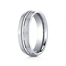 6mm Cobalt Ring With Satin Finish & High Polished Center | ACF56411CC