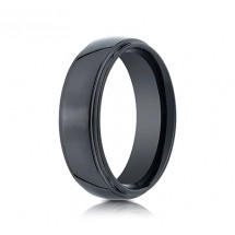 7mm Ceramic Ring With High Polish & Double Edge