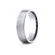 Comfort-Fit Satin-Finished Carved Design Band