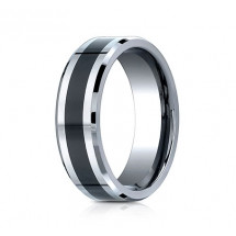 7mm Cobalt Ring With Ceramic Inlay | ACF67861CMCC