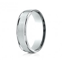 6mm Cobalt Ring With Satin Finish & High Polish | ARECF7602SCC