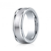 8mm Cobalt Ring With Satin Finish & High Polish