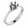 Platinum Solitaire Modern Ring