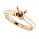 Rose Gold Engagement Ring 10kt 