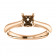 14kt Rose Gold Antique Engagement Ring