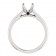 White Gold Modern Cathedral Engagement Ring