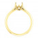 Yellow Gold 4 Prong Ring