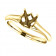 14kt Yellow Gold 4 Prong Modern Ring