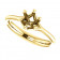 18kt Yellow Gold Modern Ring