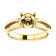 14kt Yellow Gold Modern Split Shank Engagement Ring