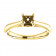 18kt Yellow Gold Antique Solitaire Ring