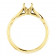 Yellow Gold Infinity Engagement Ring