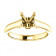 14kt Yellow Gold Modern Cathedral Engagement Ring