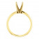 Yellow Gold Solitaire Ring 