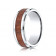 8mm Cobalt Ring with Wood Grain Inlay