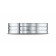 10k White Gold 6mm Comfort-Fit Center Cuts Carved Design Band