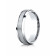 10k White Gold 6mm Comfort-Fit Satin-Finished High Polished Beveled Edge Carved Design Band