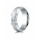 14k White Gold 8mm Comfort-Fit Satin-Finished Step Edge Carved Design Band