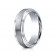 8mm Cobalt Ring with High Polished Double Edge