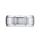 Cobalt Ring With Satin Center & Beveled Edge