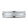 10K White Gold 6mm Comfort Carved Design Band