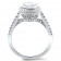 Vintage Round Halo Engagement Ring