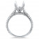 Center Stone Pave Engagement Ring