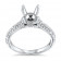 1 ct Pave Engagement Ring 