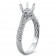 1 ct Pave Engagement Ring 