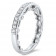 Micro Pave Modern Wedding Band 0.49ct