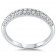  0.42ct Double Row Diamond Wedding Band