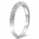 Double Row Diamond Wedding Band 0.42ct