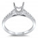1ct Stone Illision Channel Set Engagement Ring