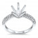 1.5 ct Classic Pave Engagement Ring 
