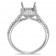 Square Halo Engagement Ring