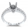 1.5ct Stone Engagement Ring with Side Stones