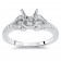 1.5ct Center Stone Cathedral Engagement Ring