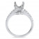 Micro Pave Split Shank Engagement Ring