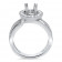 Vintage Round Halo Engagement Ring
