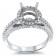 1.5ct Center Stone Round Halo Engagement Ring